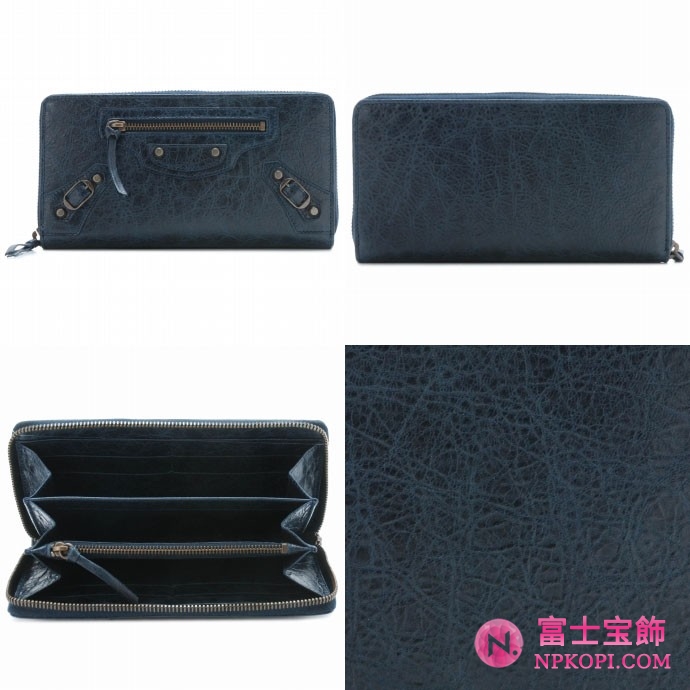 BALENCIAGA/バレンシアガ 2012年春夏新作CLASSIC CONTINENTAL2つ折り長財布 253036 D940T 4040 